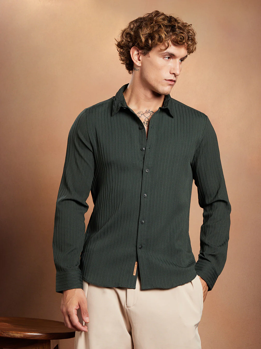 Pinstripe-Tactile Shirt - Image 2