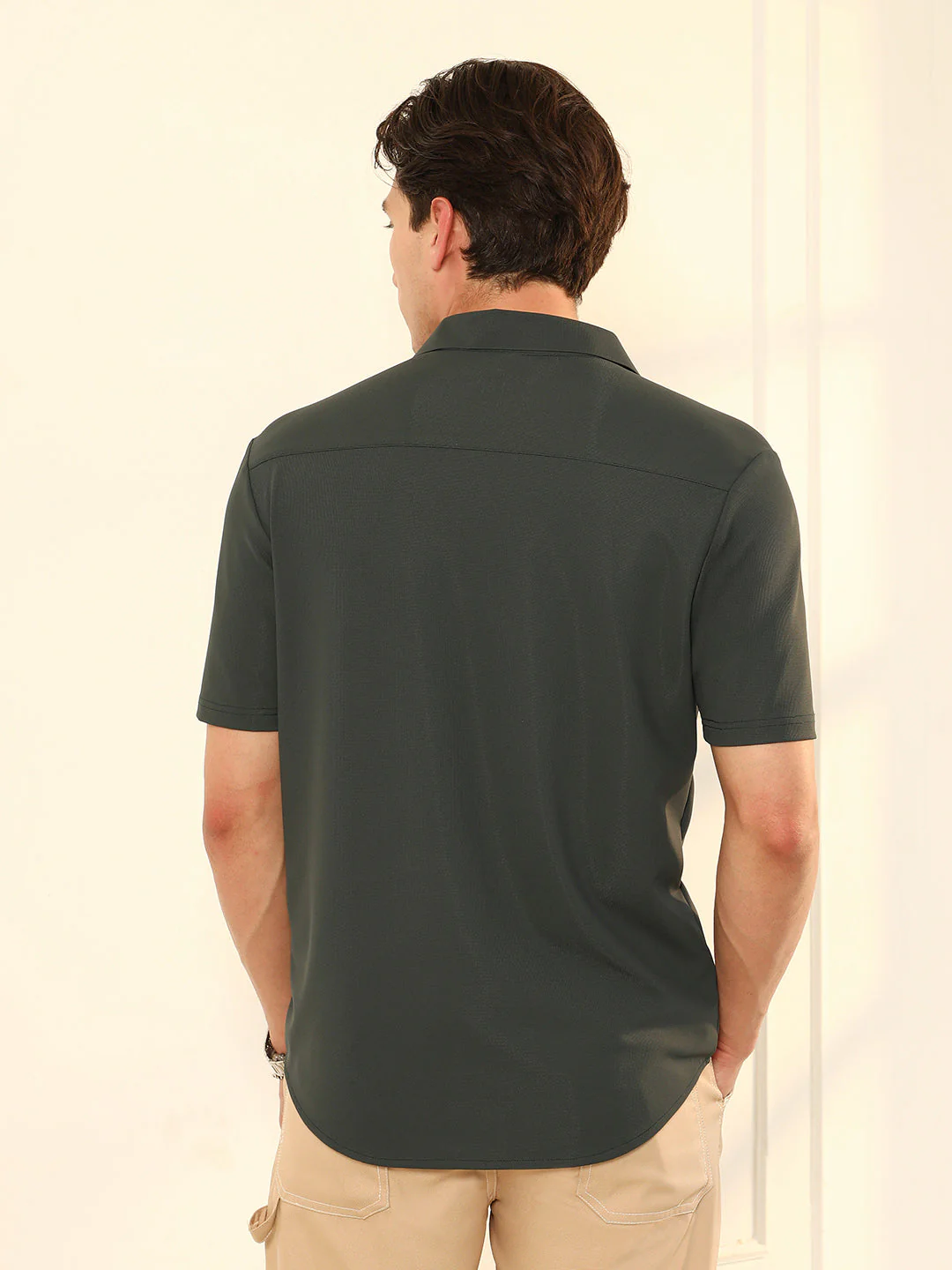 Seamless Waffle-Knit Shirt - Image 4