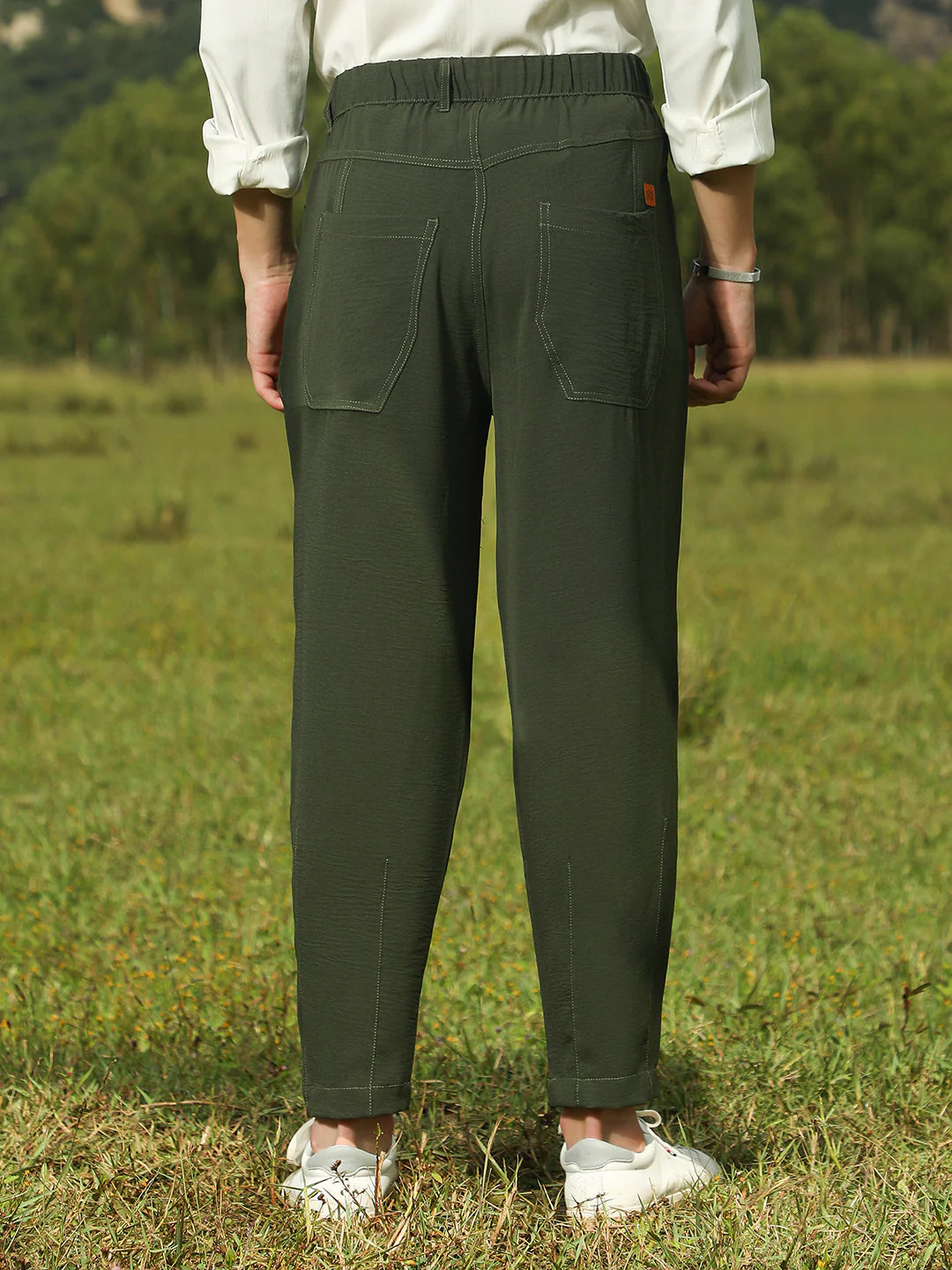 Lightweight - Tapered Tailored Trousers - Image 4