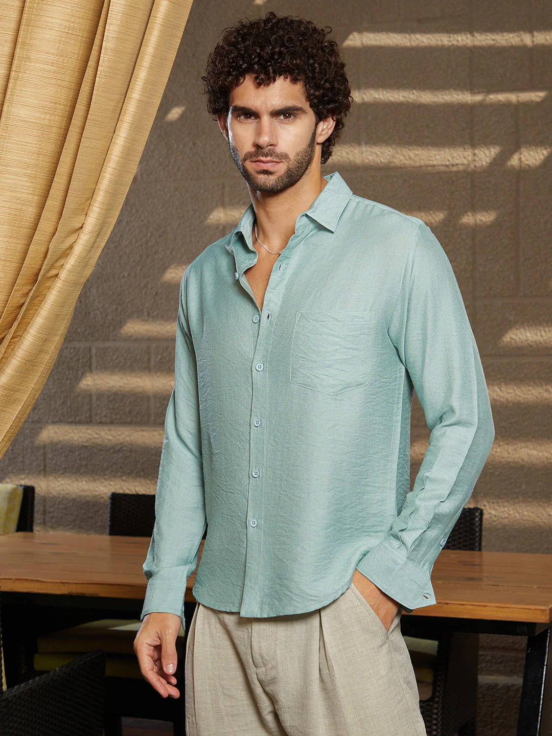 Breezy Wrinked Relaxed Shirt - Image 3