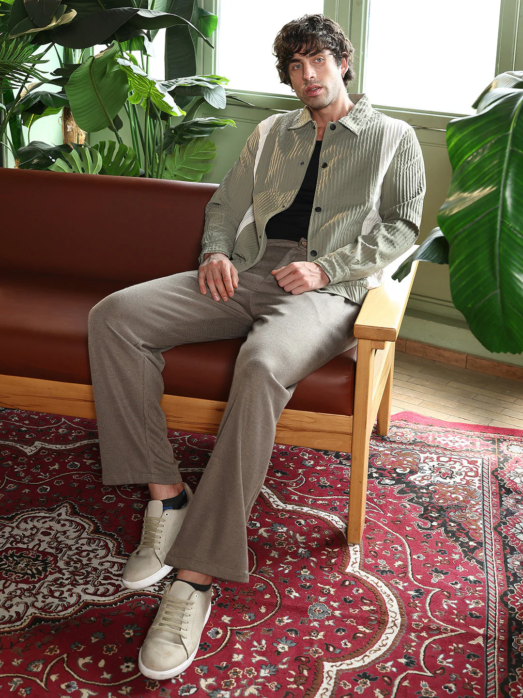 Panelled Crease-Tactile Jacket - Image 6