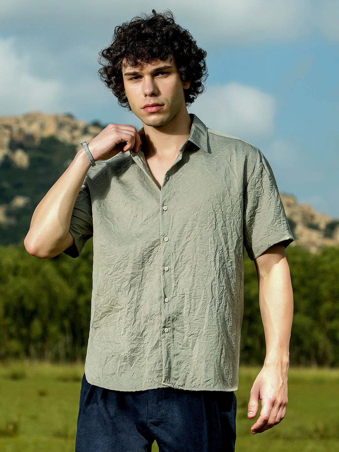 Crumple-Tactile Shirt - Image 2