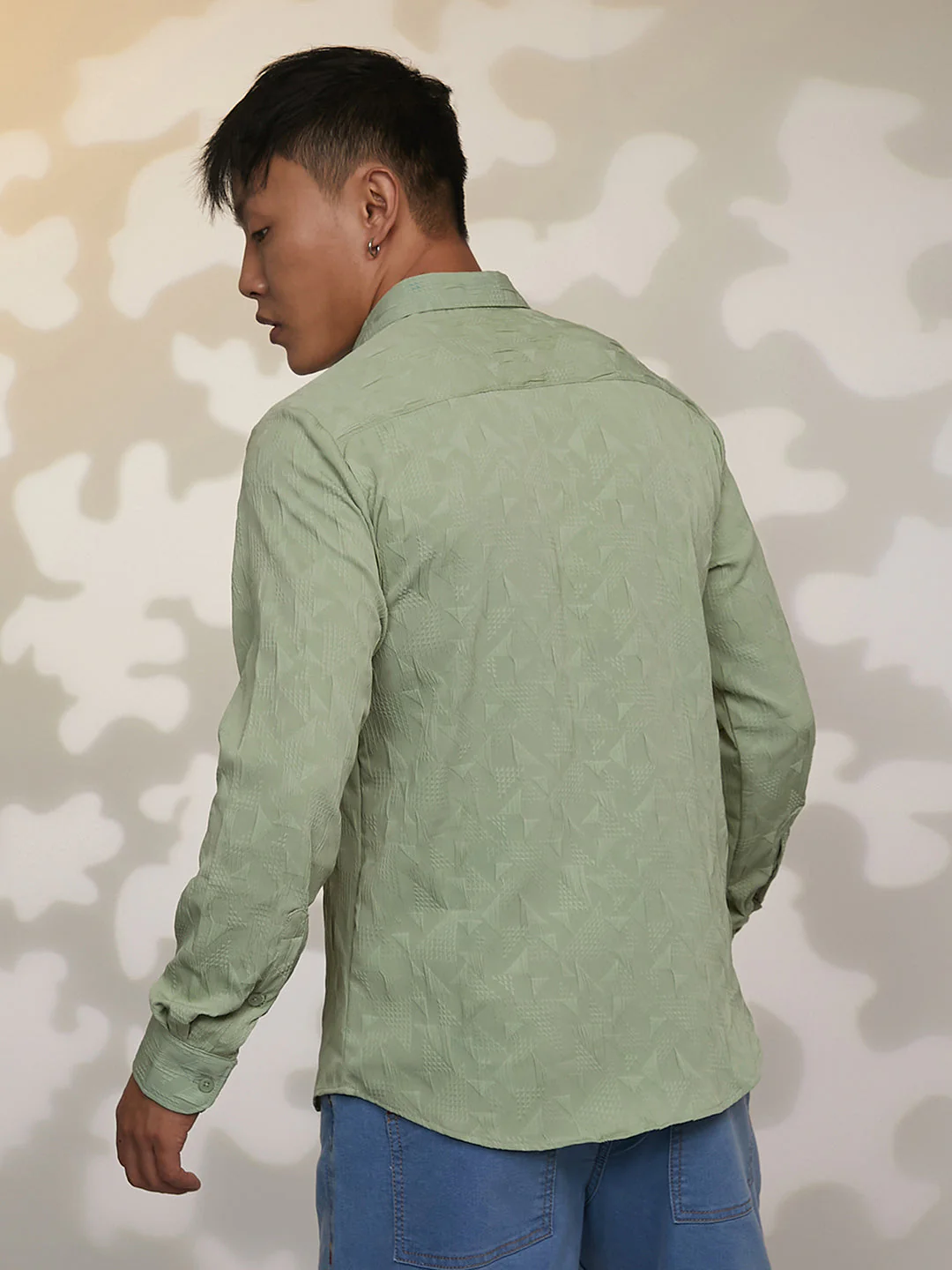 Geometric-Texture Shirt - Image 4