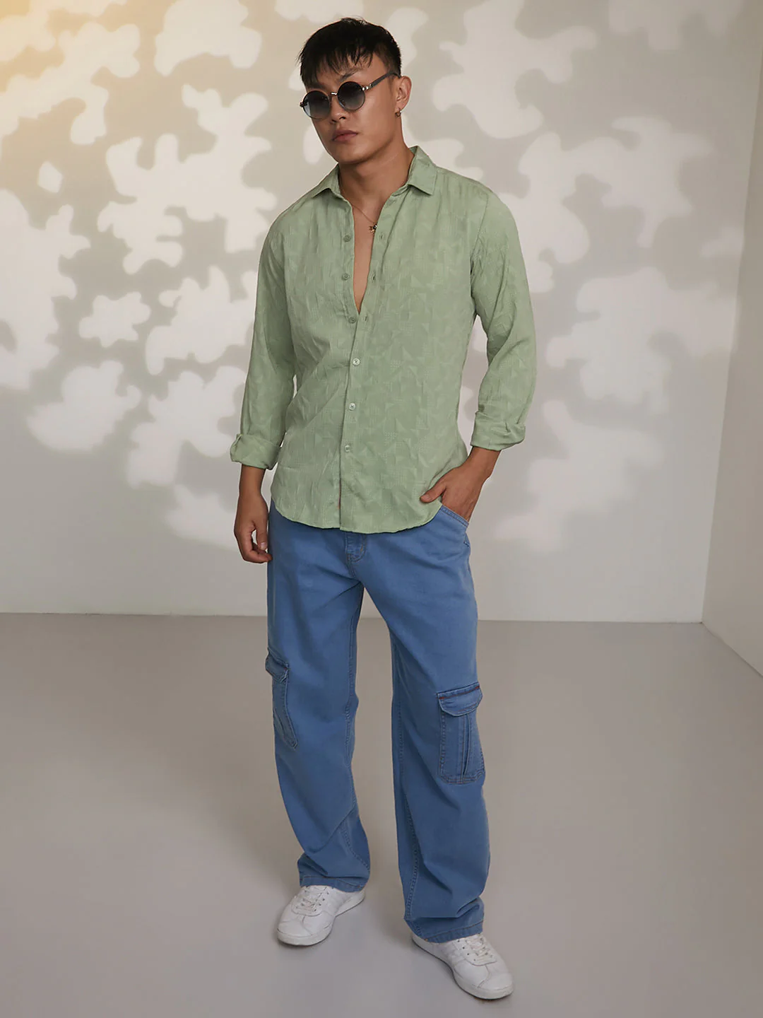 Geometric-Texture Shirt - Image 6