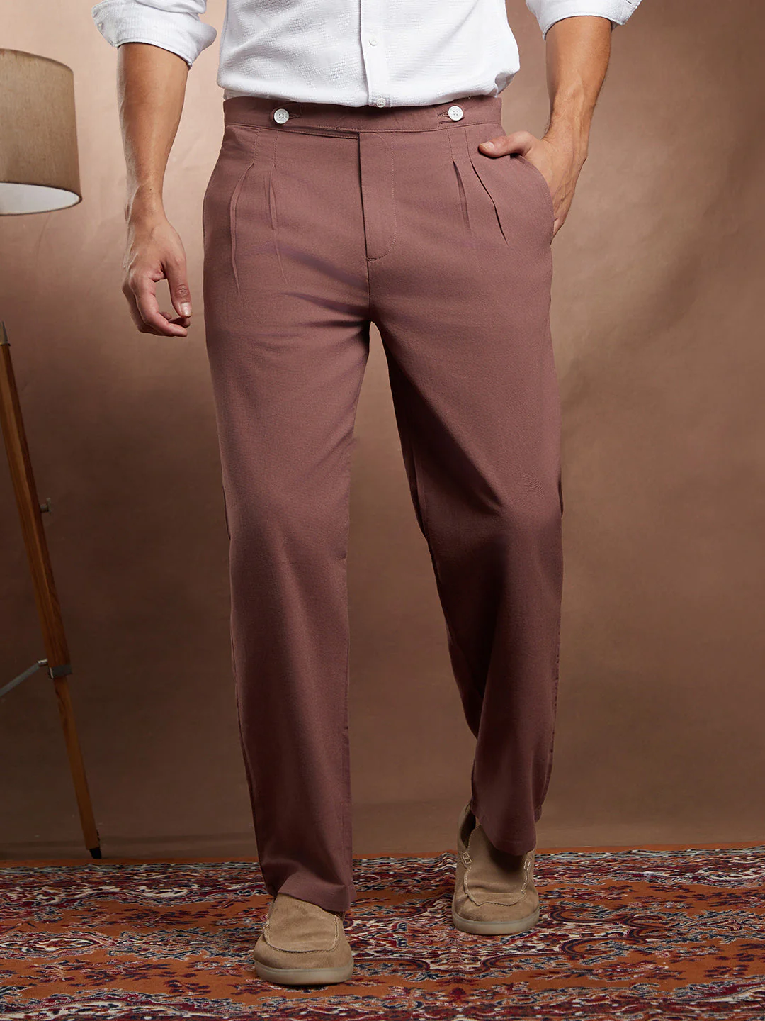Lightweight - Linen-Blend Cigrette Trousers - Image 2