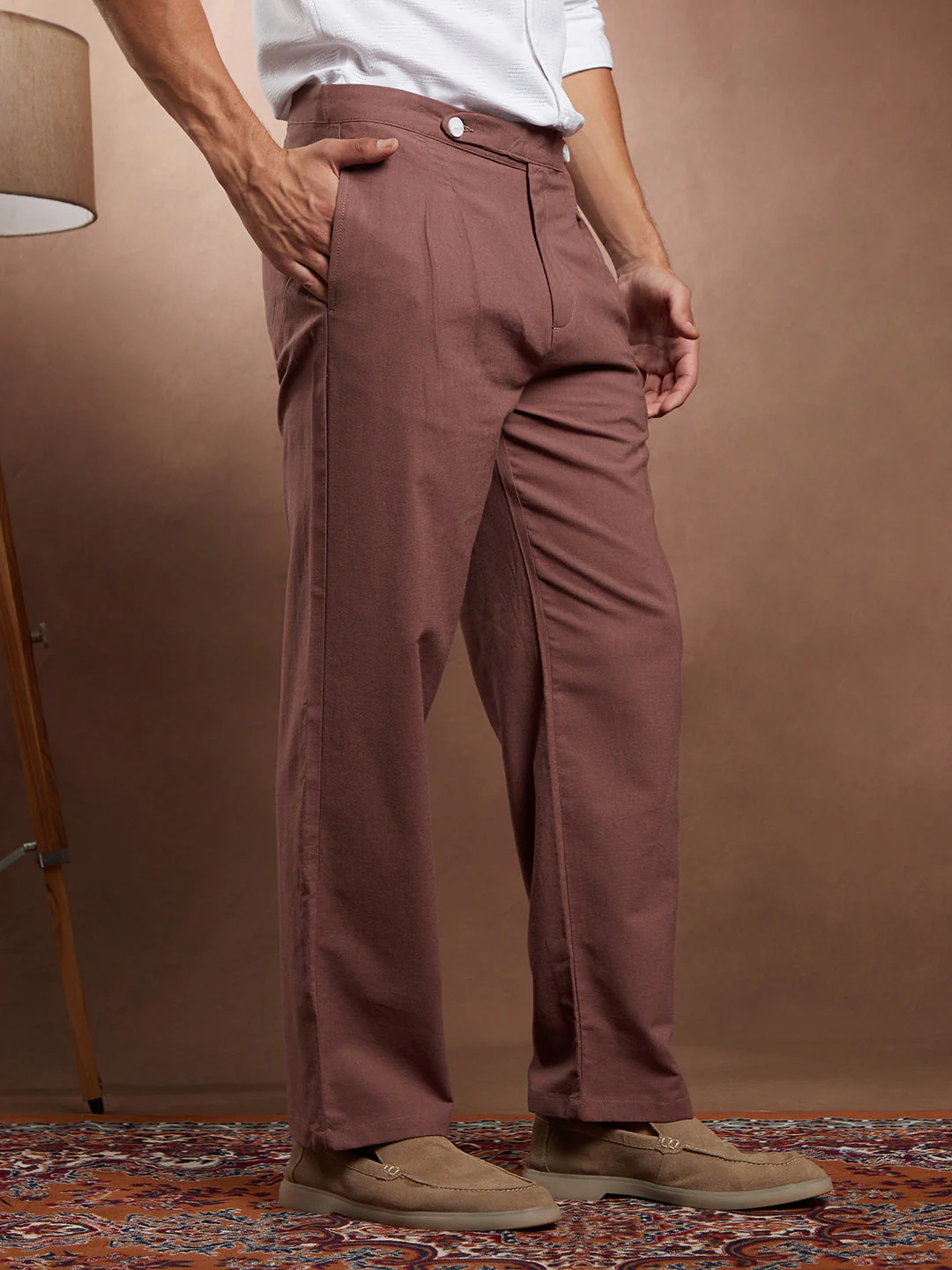 Lightweight - Linen-Blend Cigrette Trousers - Image 3