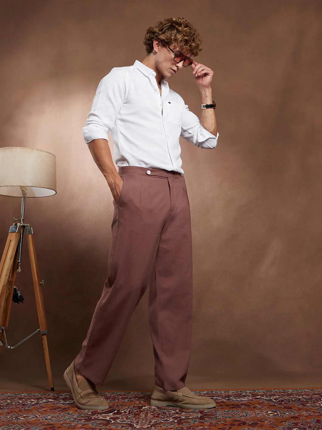 Lightweight - Linen-Blend Cigrette Trousers - Image 6