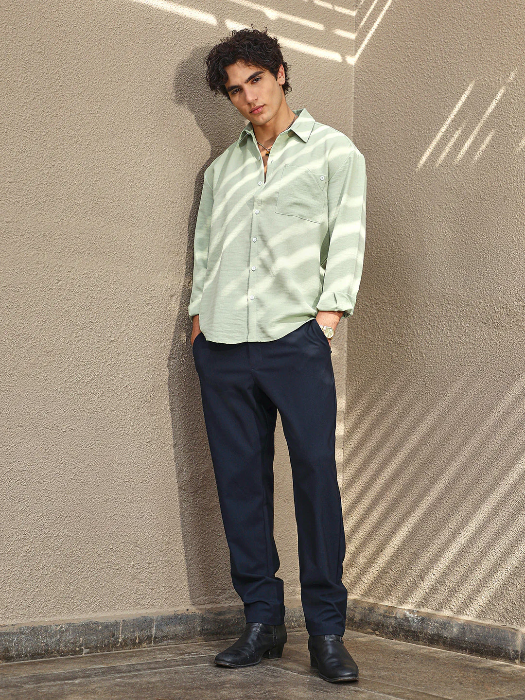 Modular Solid Oversized Shirt - Image 6