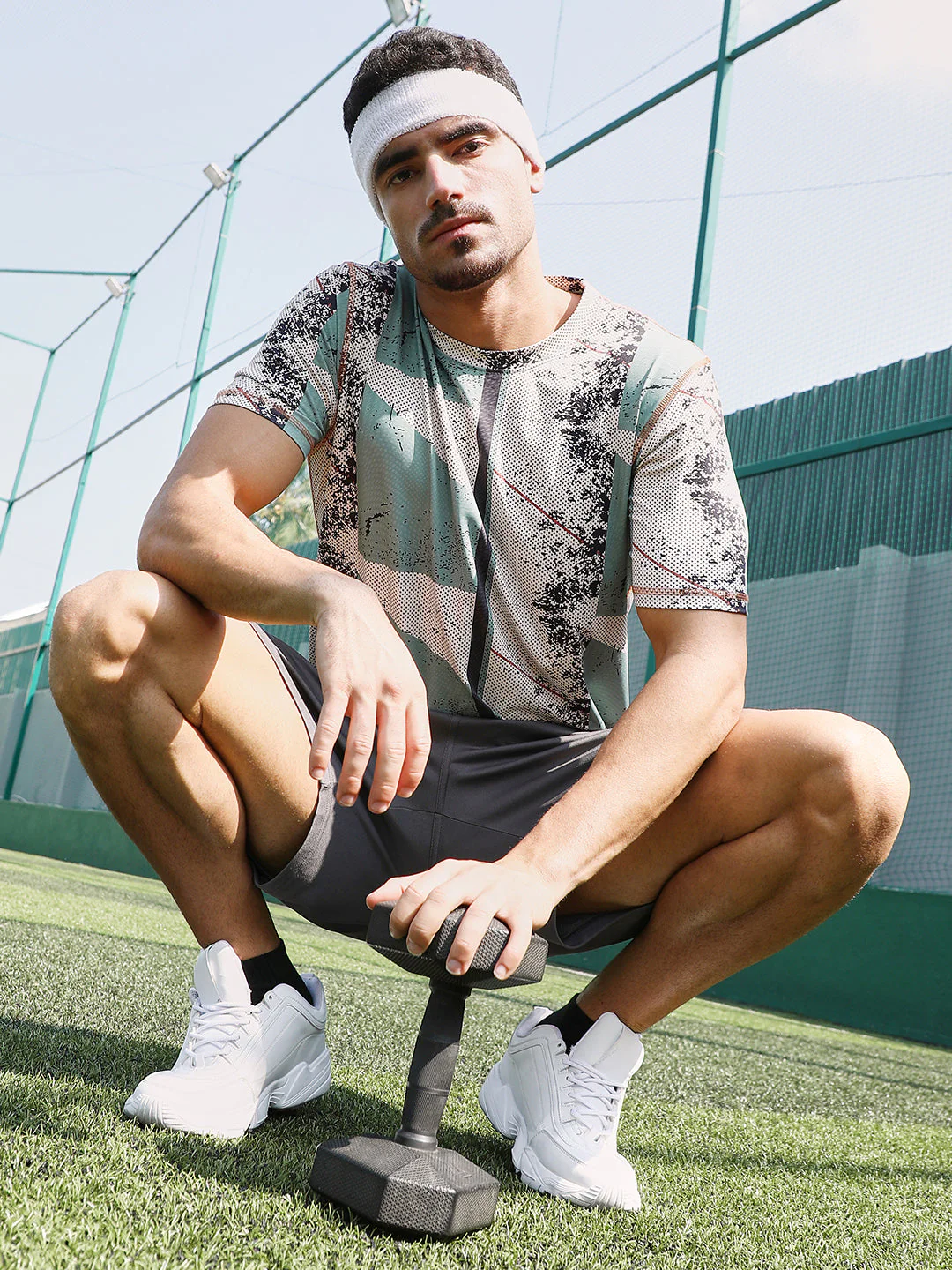 Abstract-Geo Activewear T-Shirt - Image 6