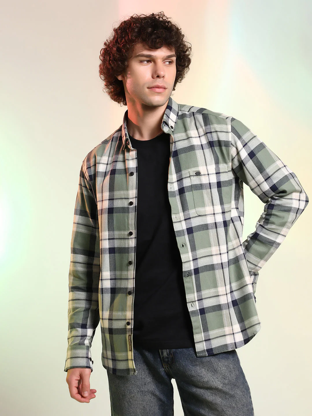 Shadow-Checkered Shirt - Image 2