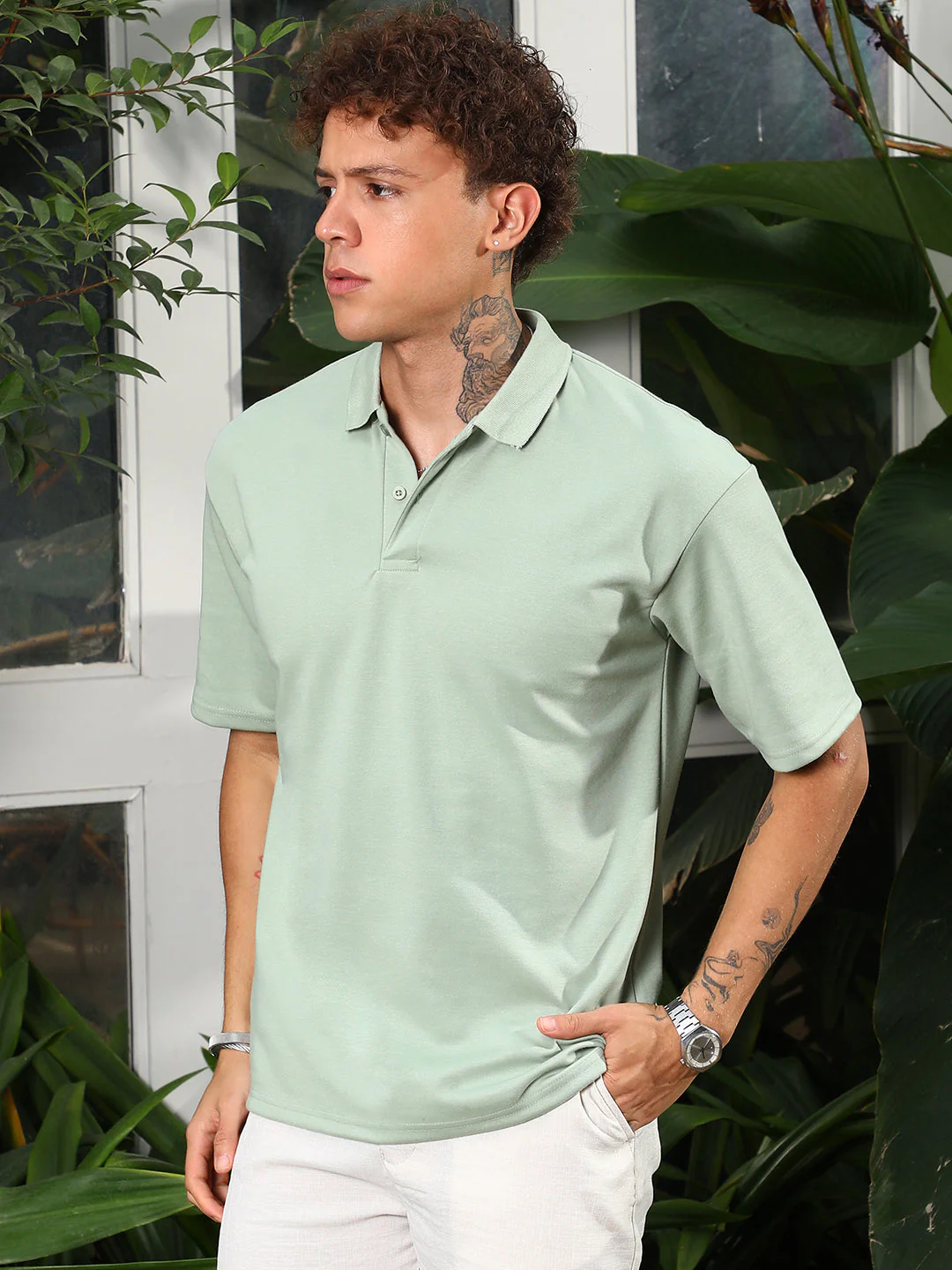 Solid Polo T-Shirt - Image 3