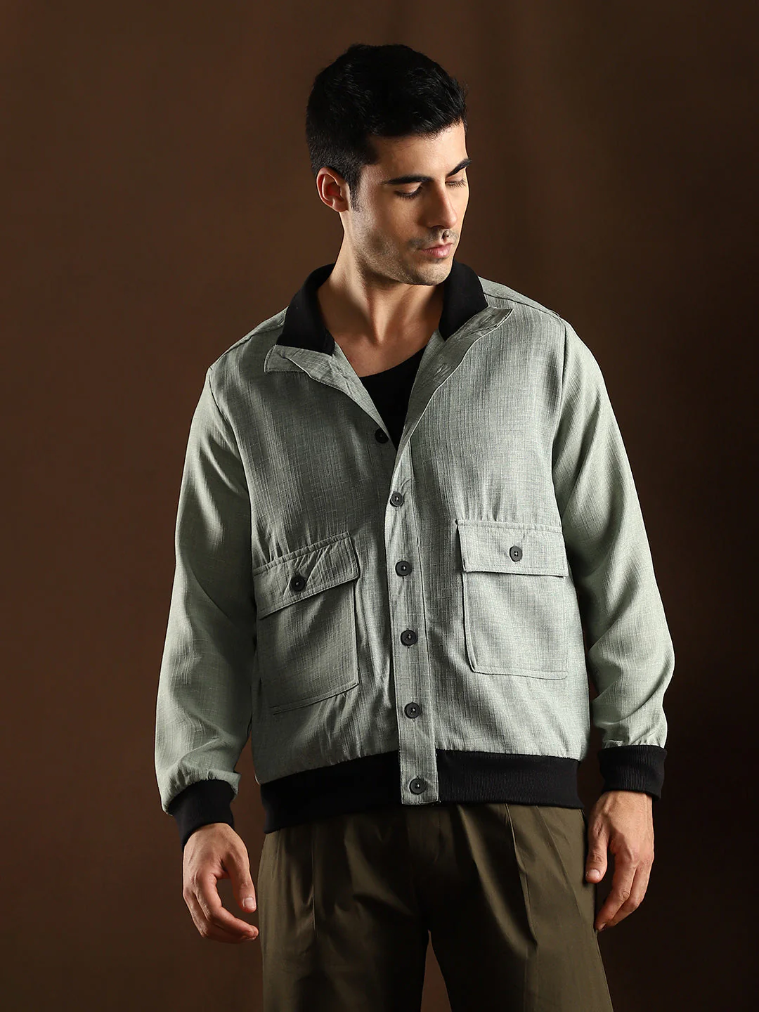 Tactile-Utility Bomber Jacket - Image 2