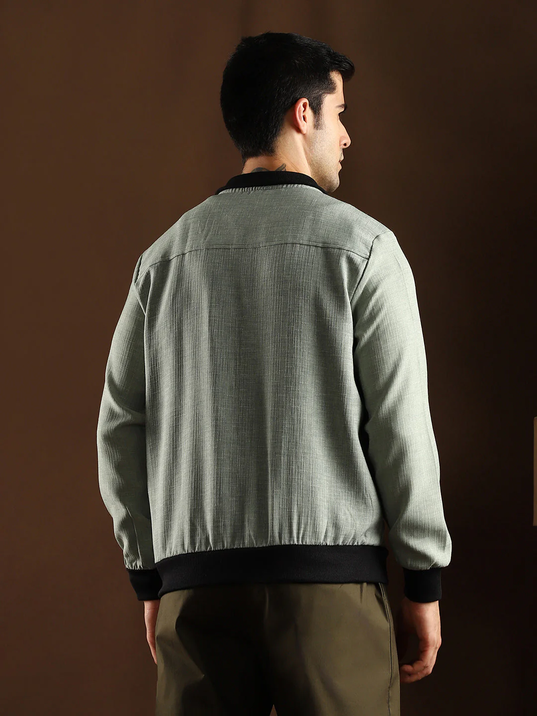 Tactile-Utility Bomber Jacket - Image 4