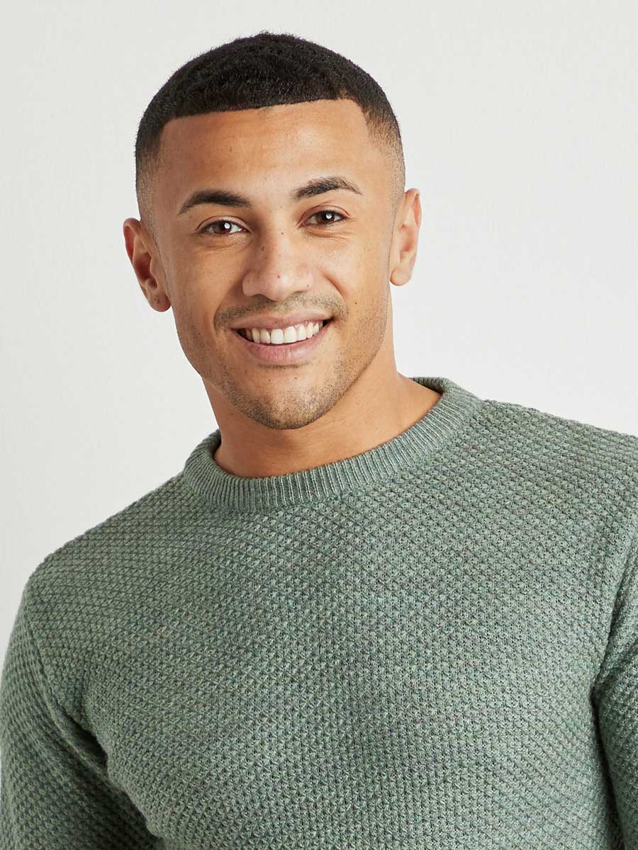 Textured Knit Pullover Sweater - Image 10