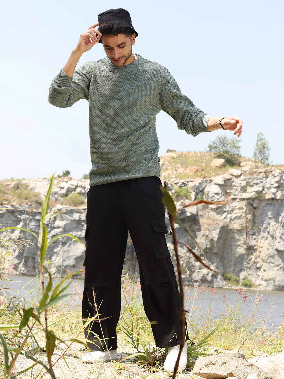 Textured Knit Pullover Sweater - Image 16