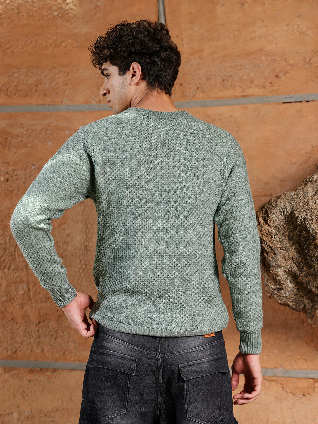 Textured Knit Pullover Sweater - Image 21