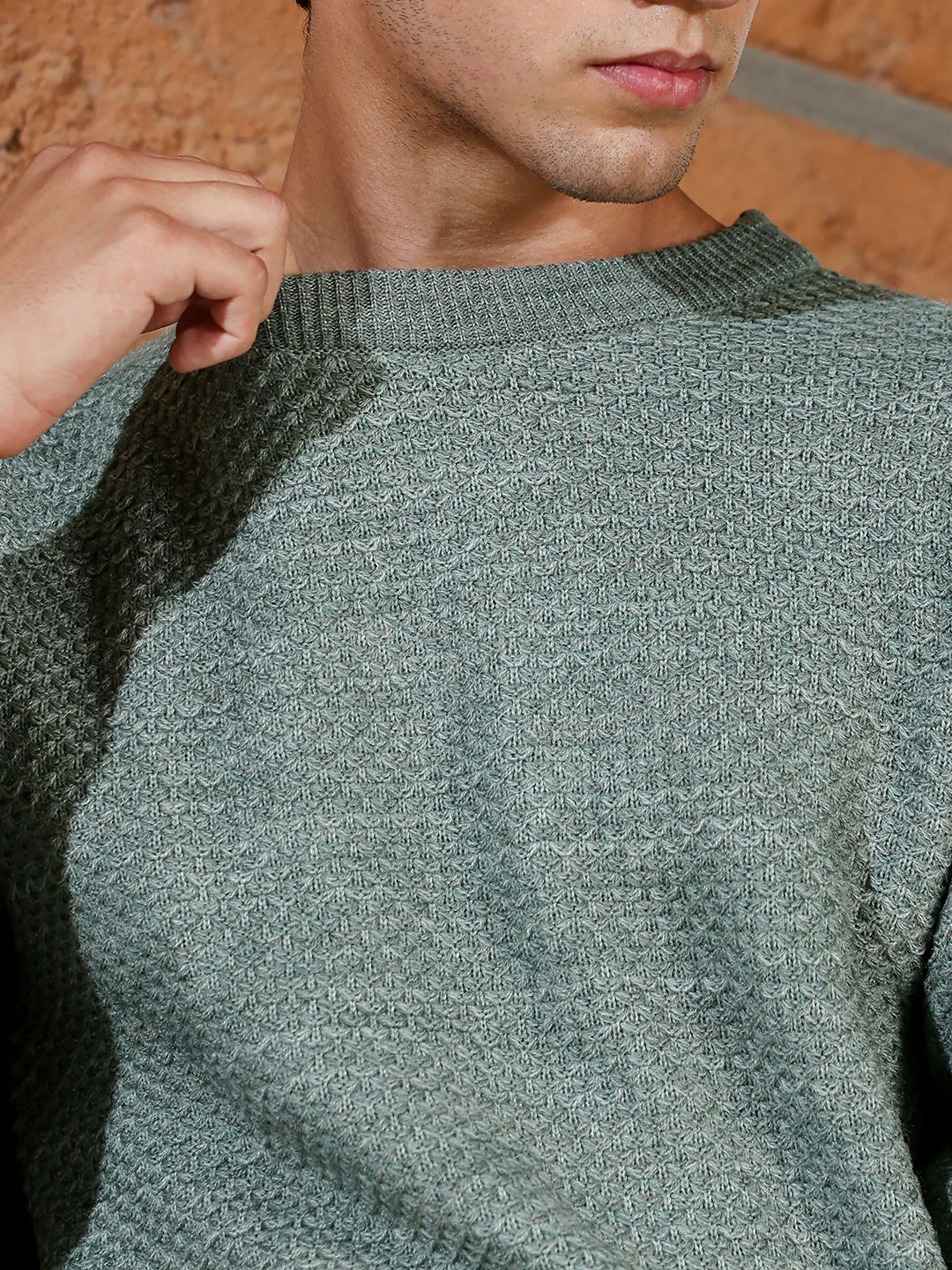 Textured Knit Pullover Sweater - Image 24