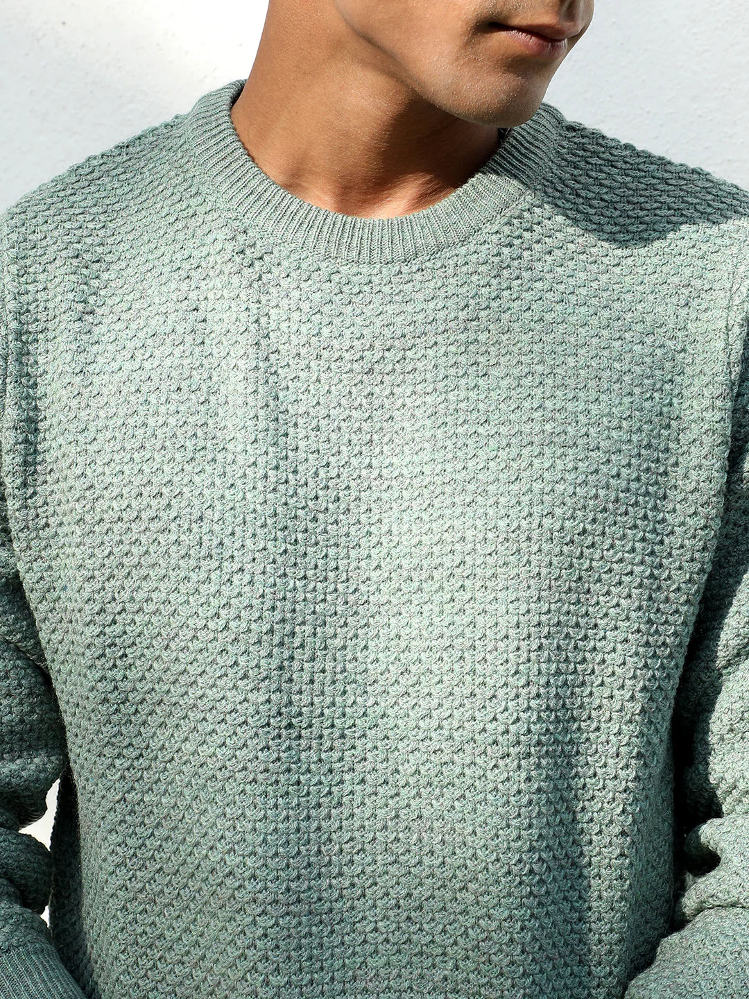 Textured Knit Pullover Sweater - Image 5