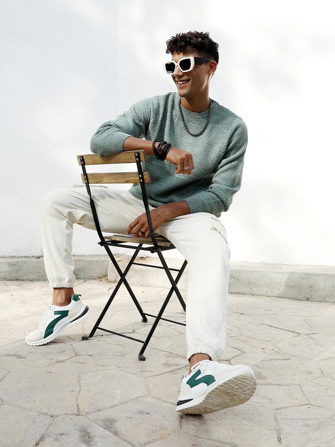Textured Knit Pullover Sweater - Image 7