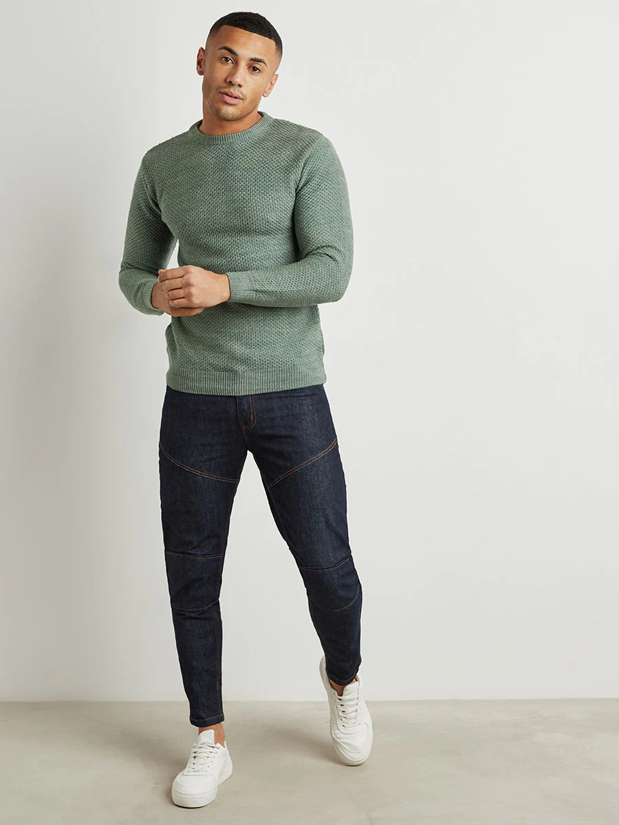 Textured Knit Pullover Sweater - Image 8