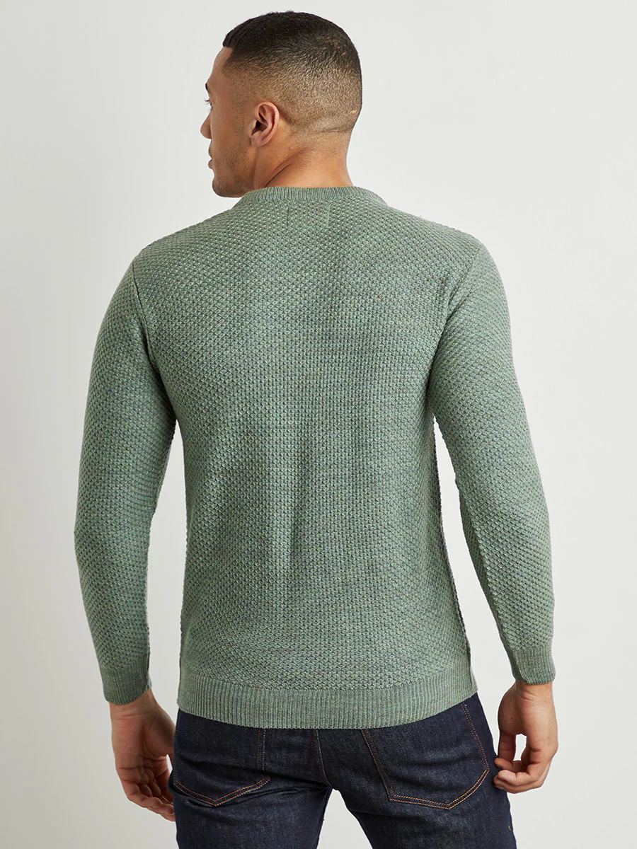 Textured Knit Pullover Sweater - Image 9