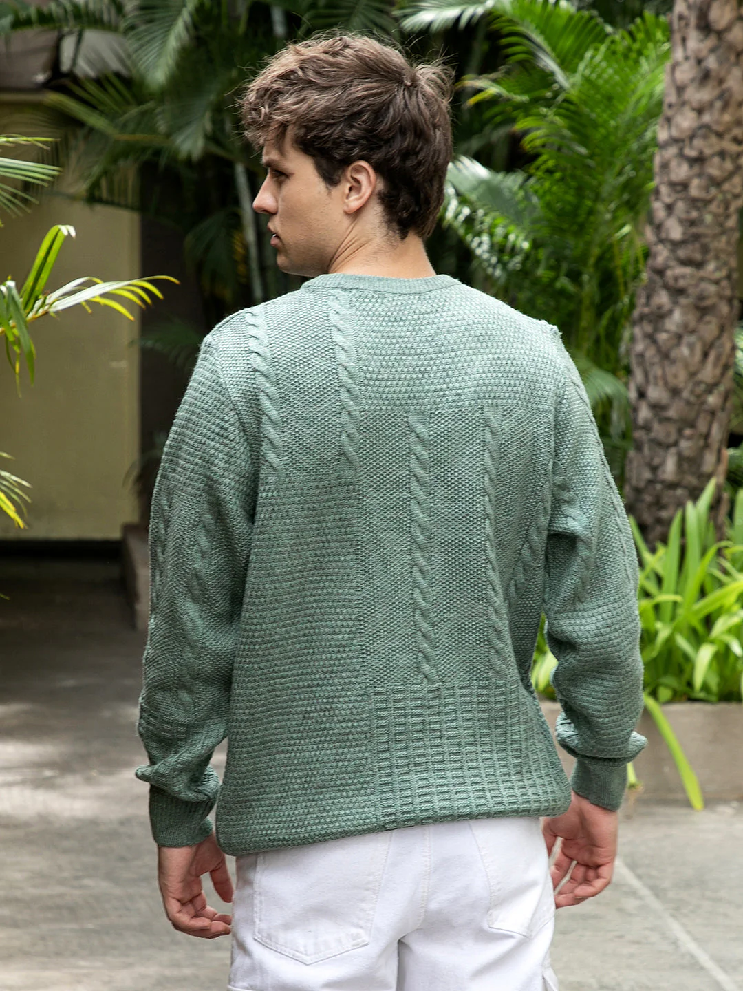 Twist-Knit Pullover Sweater - Image 4