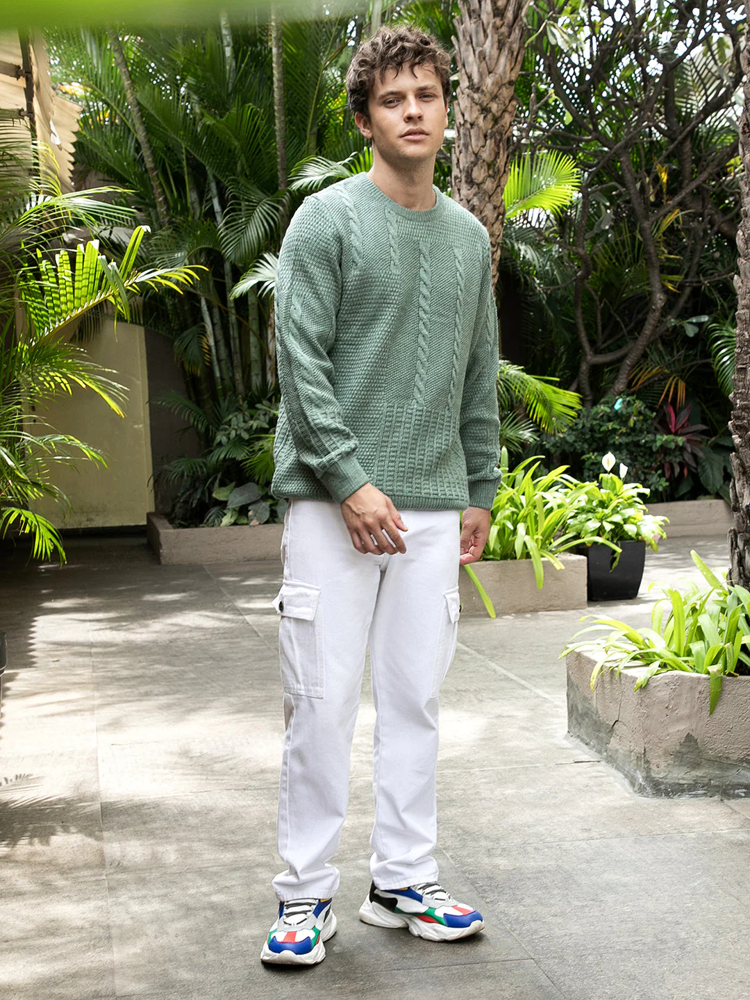 Twist-Knit Pullover Sweater - Image 5