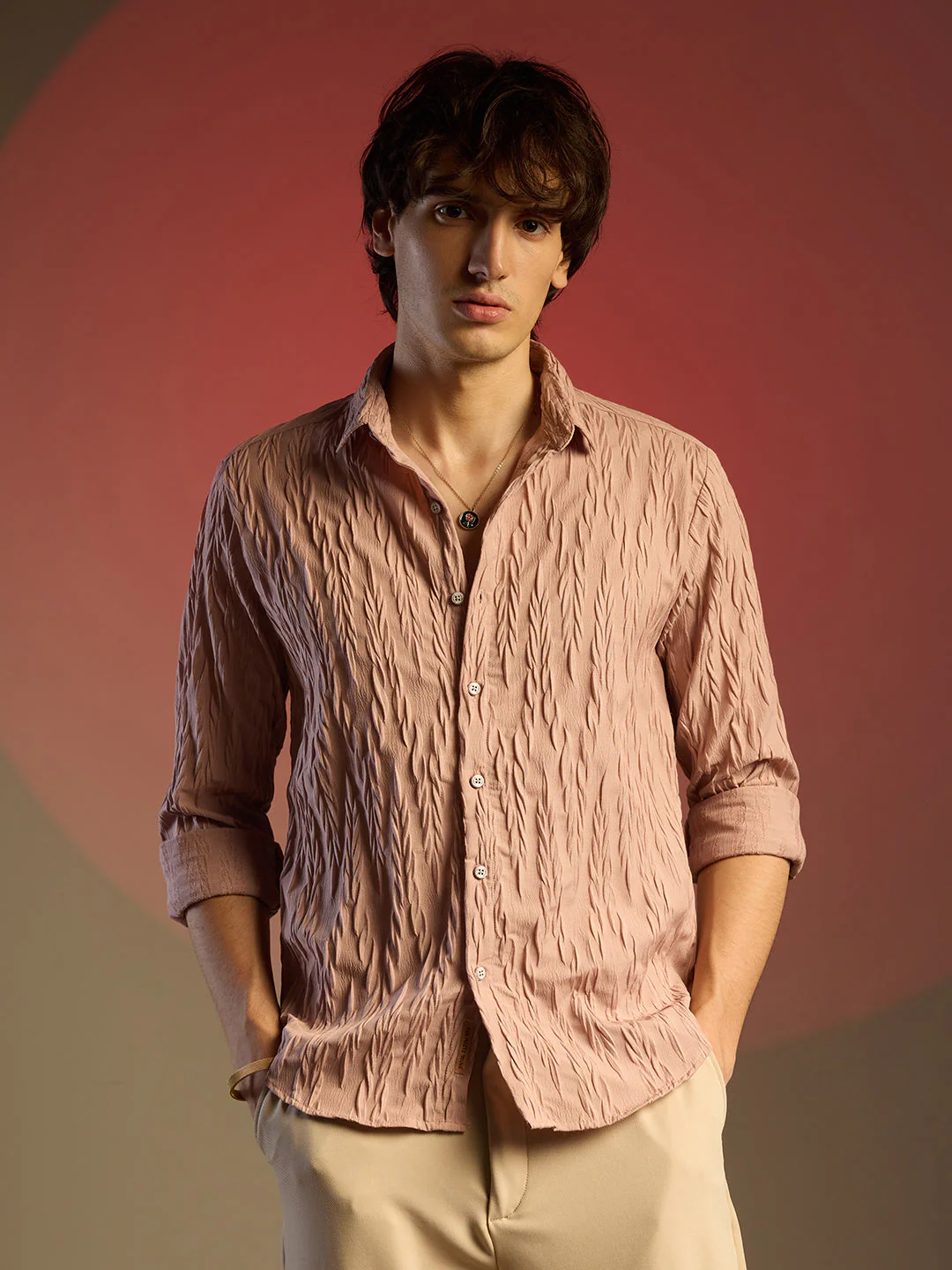 Grain-Textured Shirt - Image 2