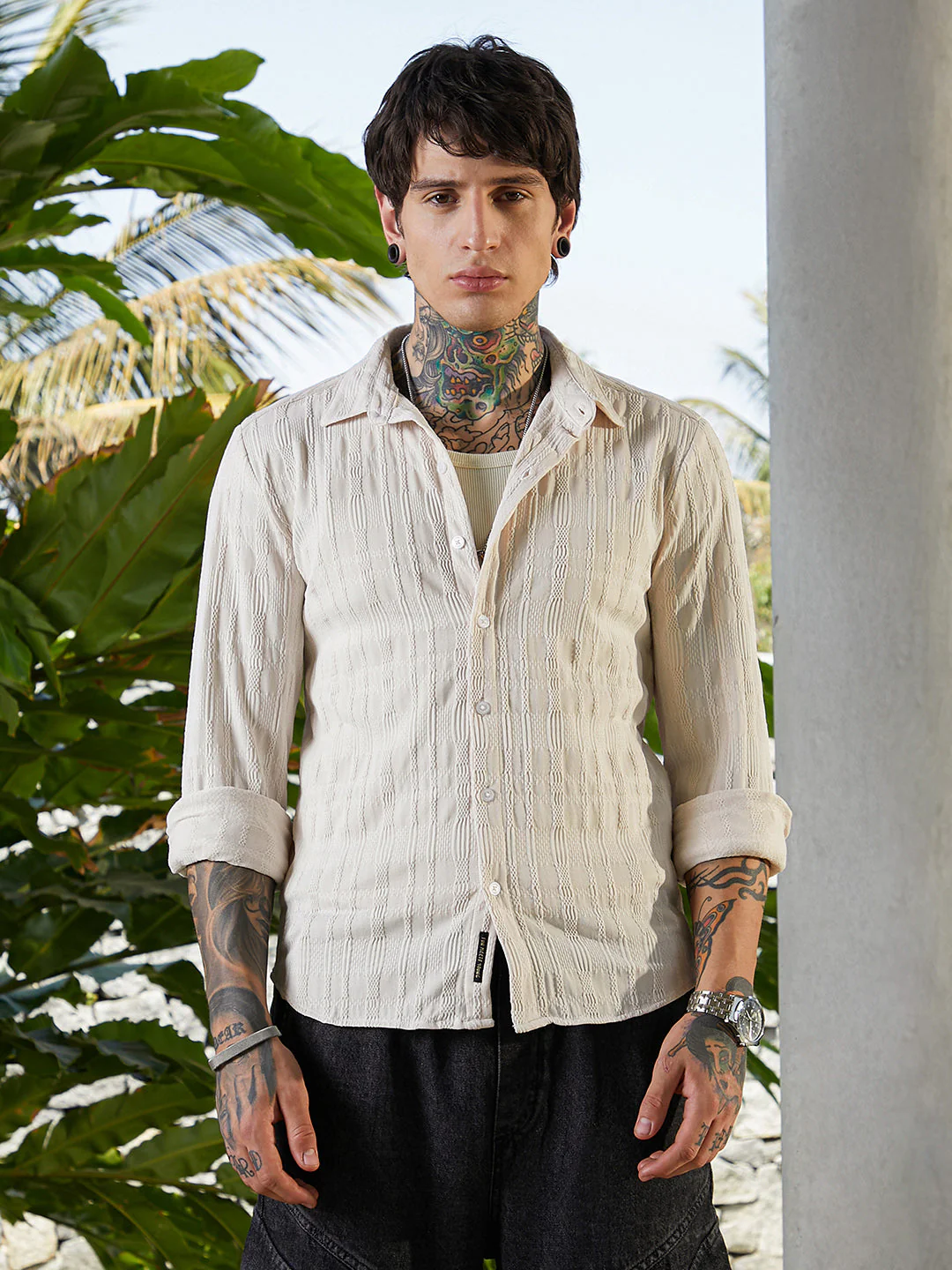 Braided-Knot Tactile Shirt - Image 2