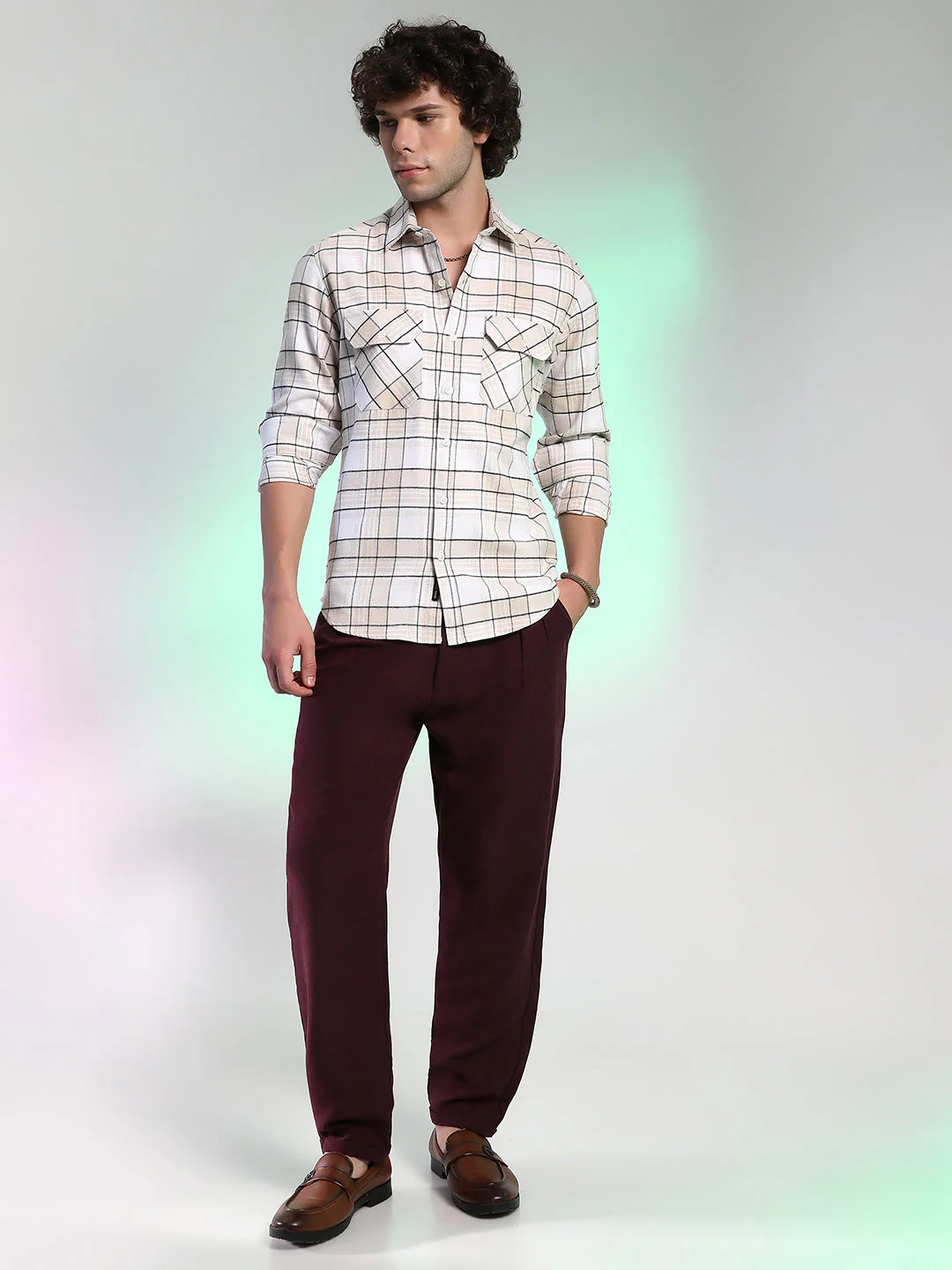 Checkered Utility Shirt - Image 5