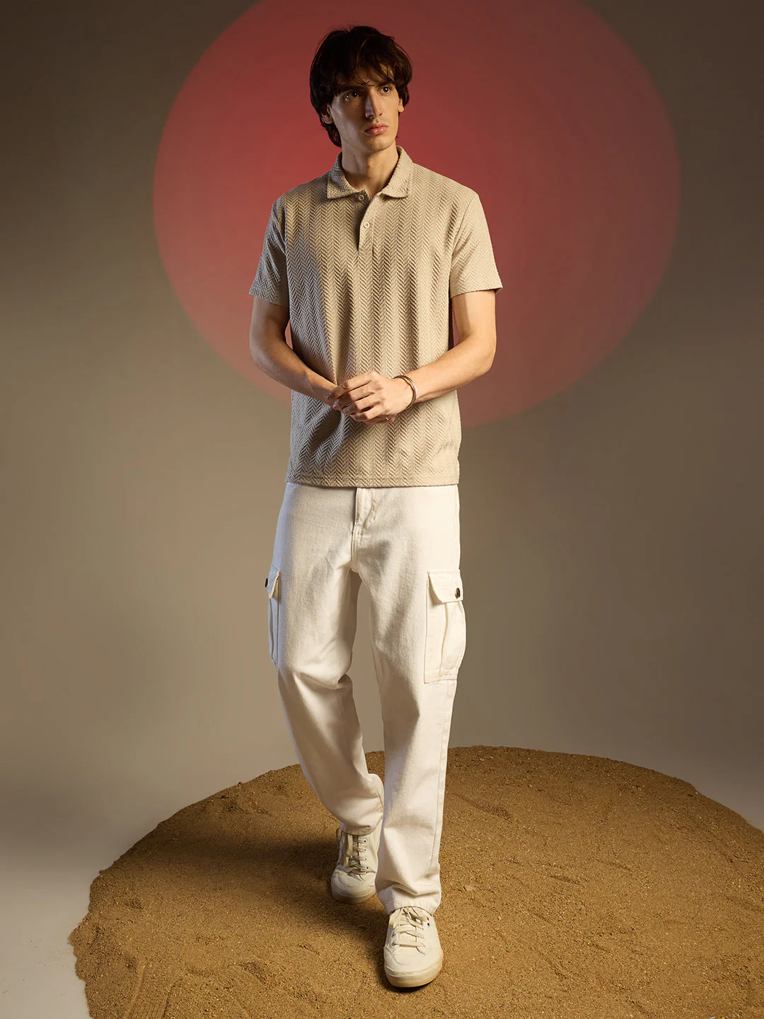 Chevron Polo T-Shirt - Image 6