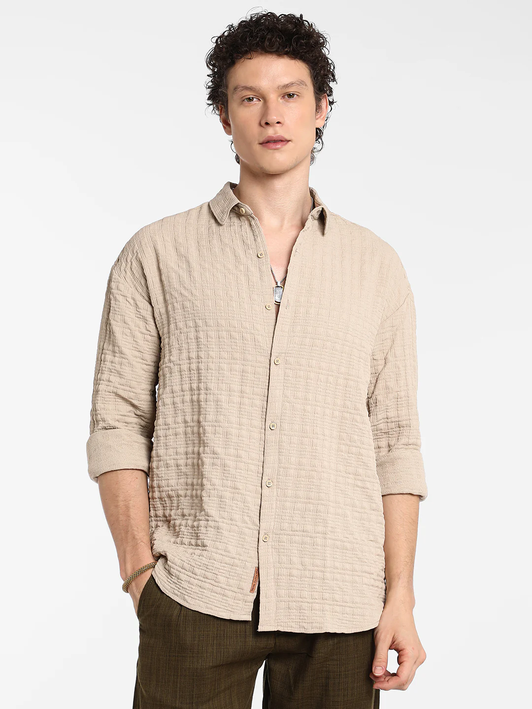 Dimentional-Textured Shirt - Image 10