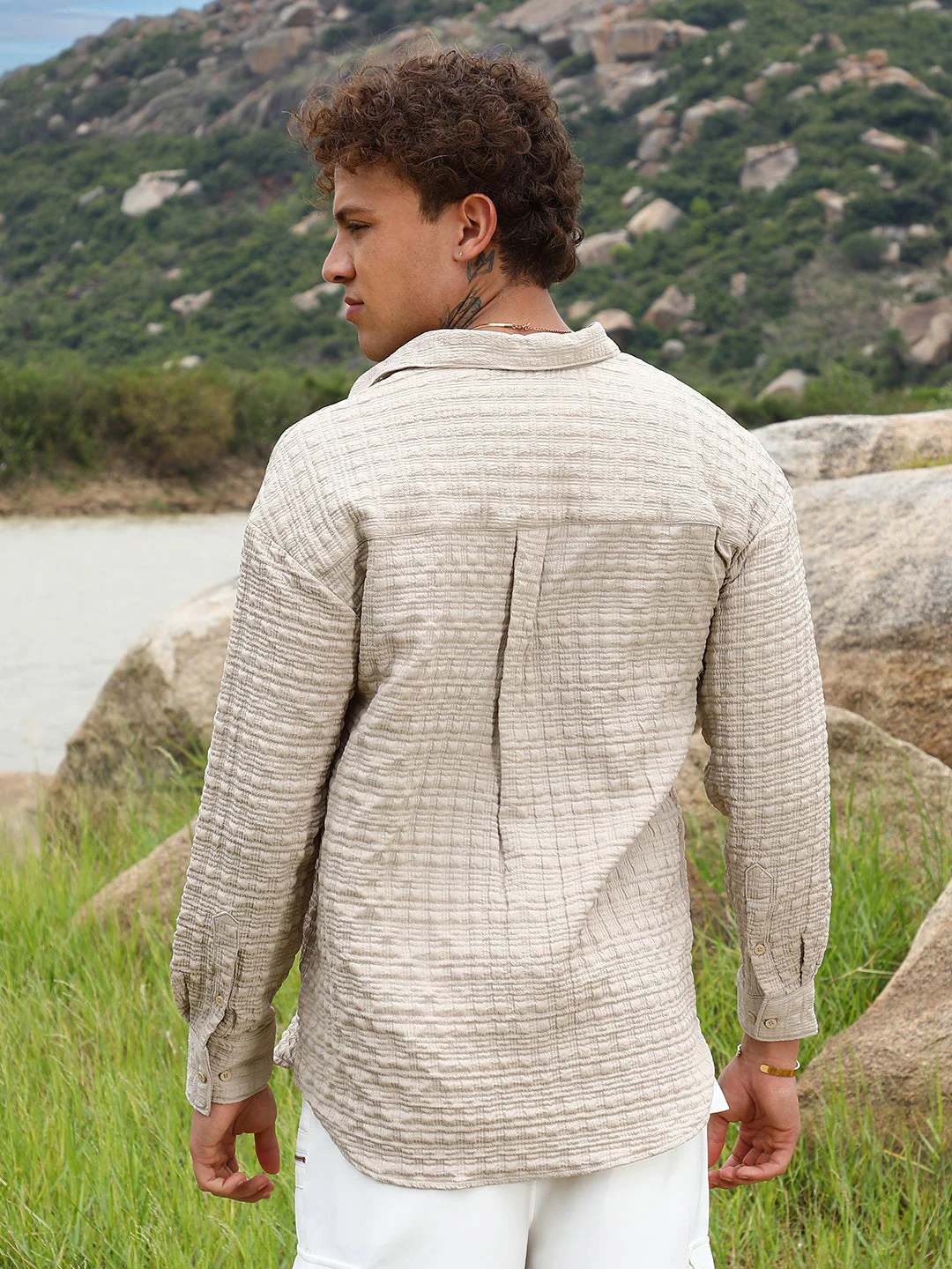 Dimentional-Textured Shirt - Image 4