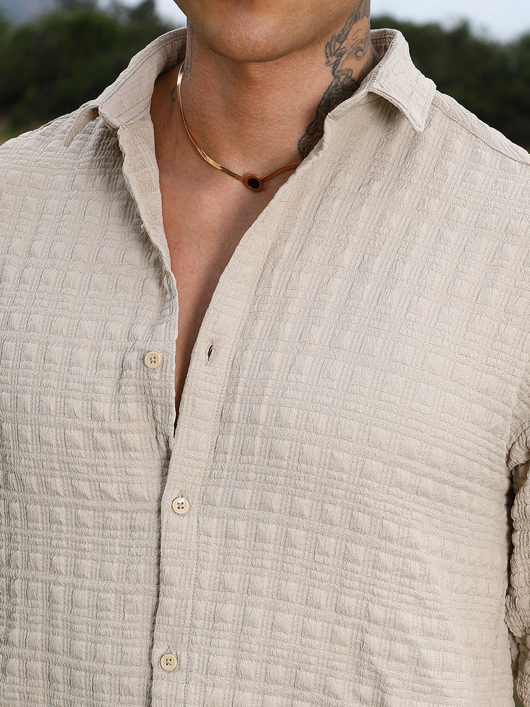 Dimentional-Textured Shirt - Image 7