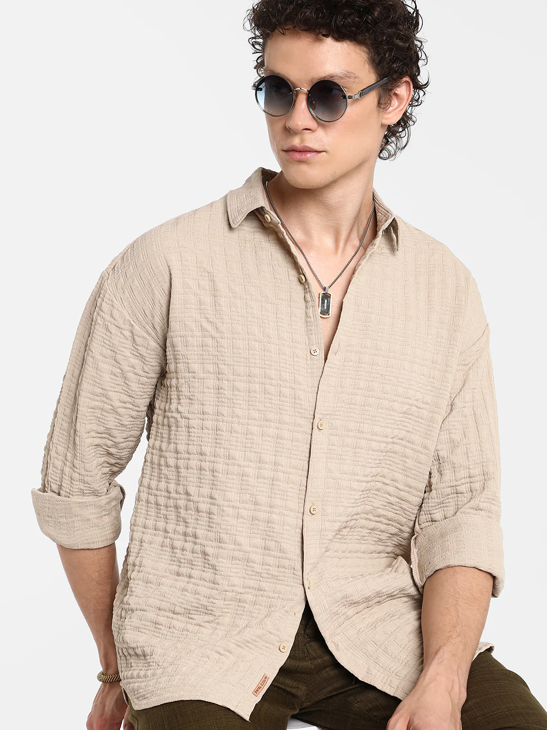Dimentional-Textured Shirt - Image 9