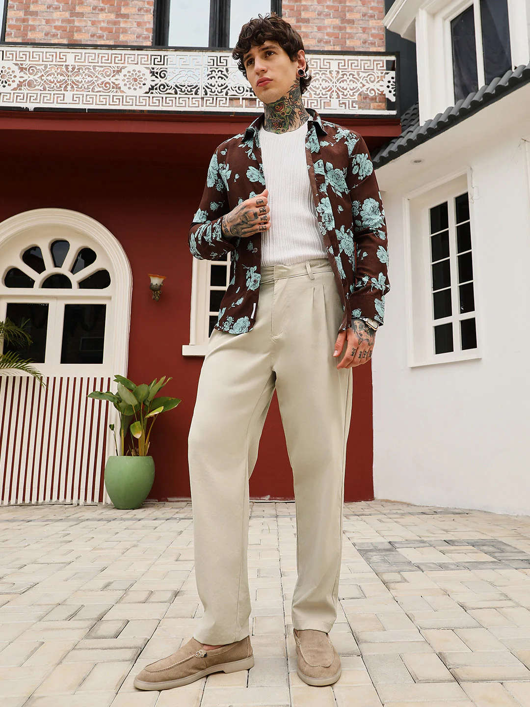 Lightweight - Double-Pleated Tailored Trousers - Image 5