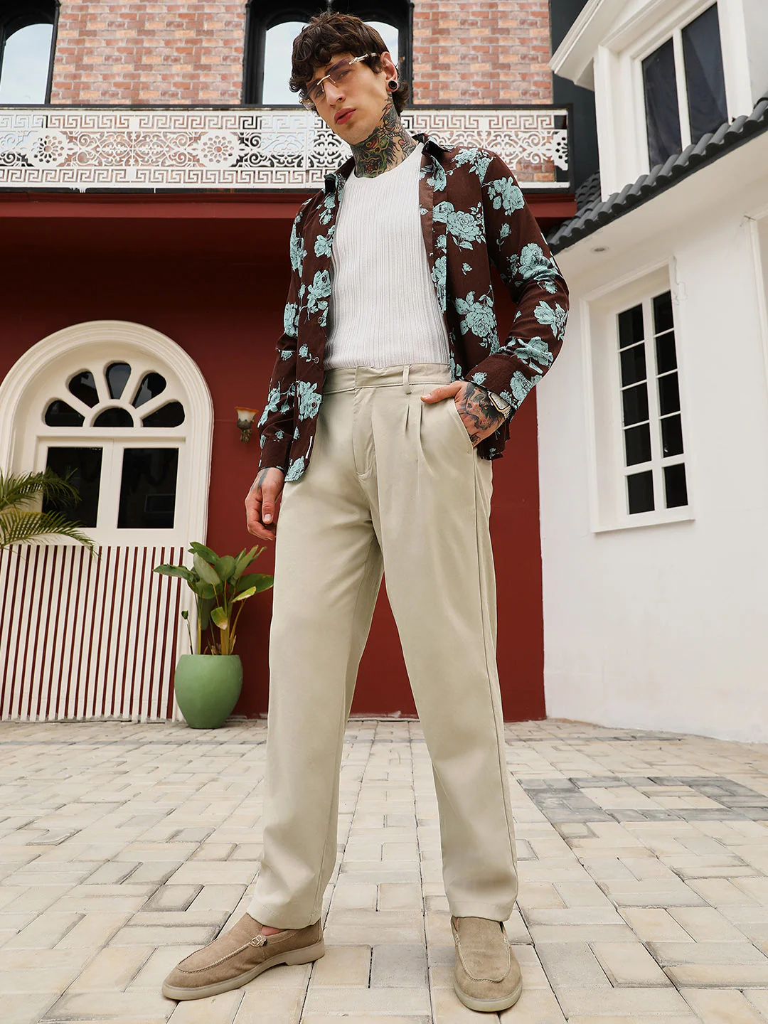 Lightweight - Double-Pleated Tailored Trousers - Image 6