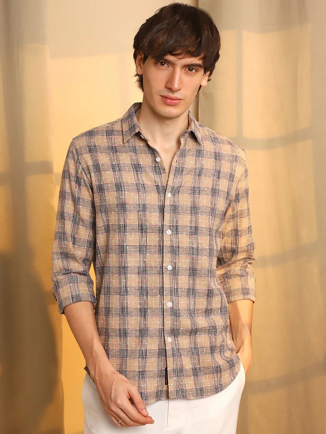 Heathered-Buffalo Check Shirt - Image 2
