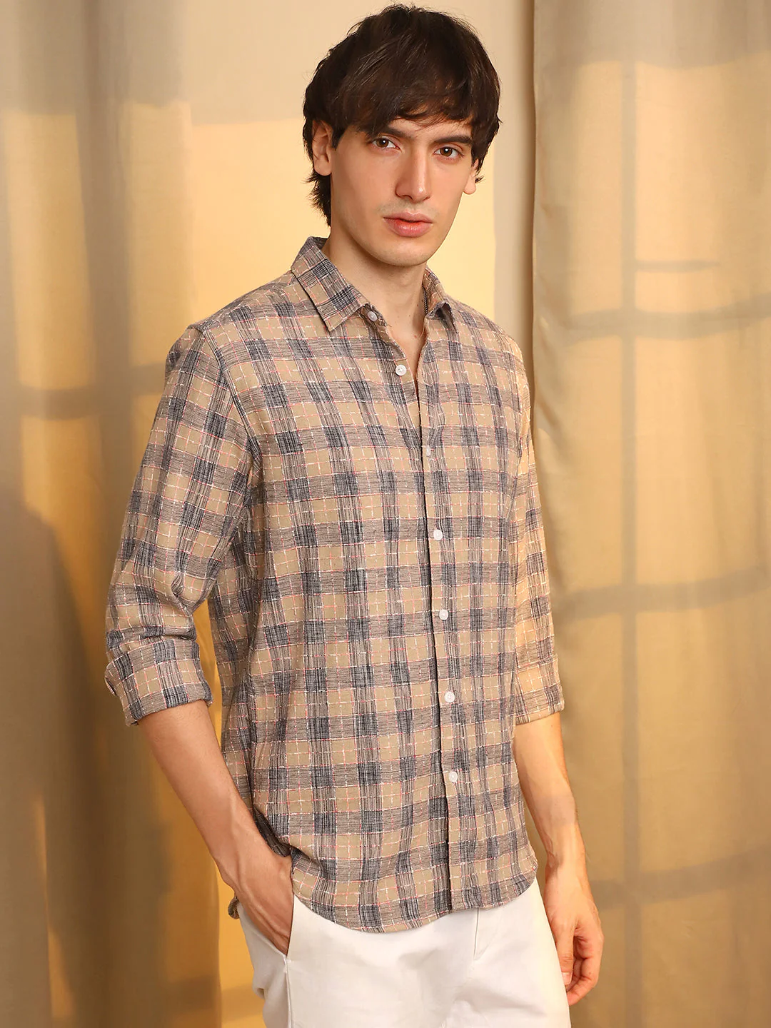 Heathered-Buffalo Check Shirt - Image 3