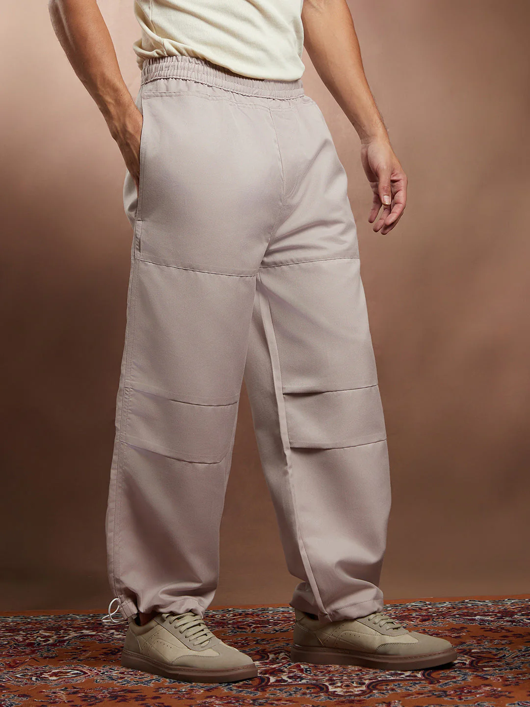 Panelled Parachute Trousers - Image 3