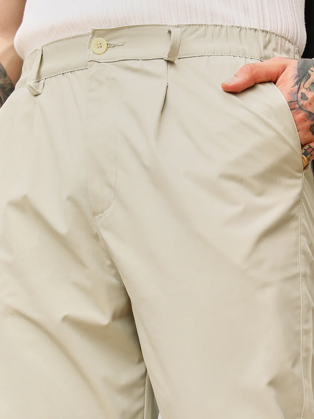 Lightweight - Pleated Parachute Trousers - Image 7