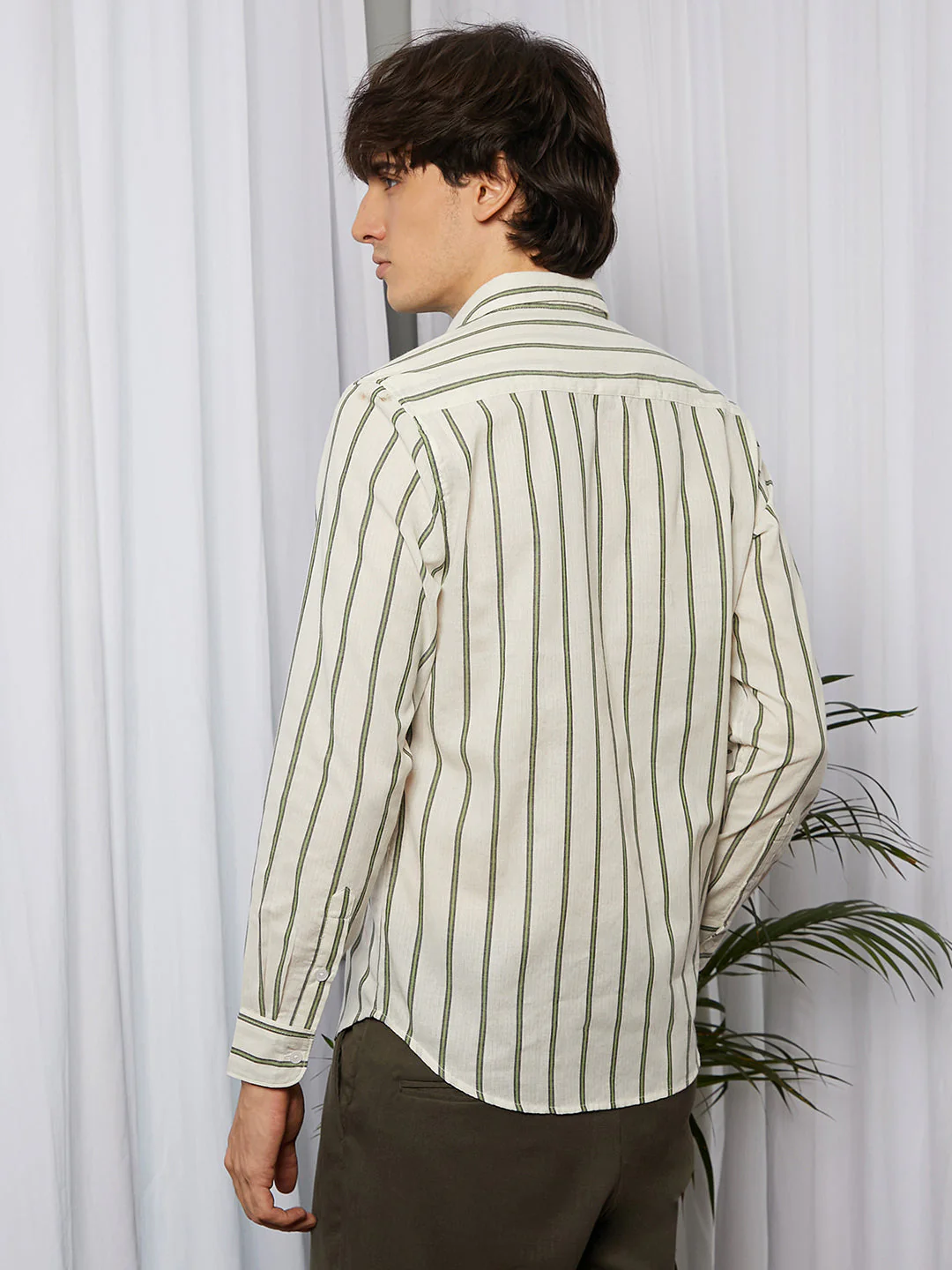 Lined Halo-Striped Shirt - Image 4