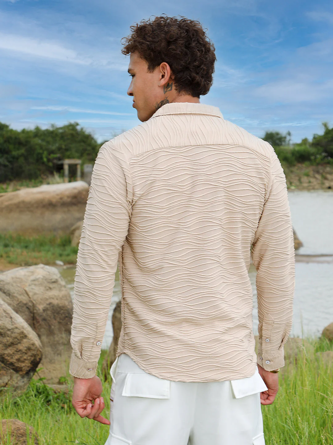 Self-Design Wave Shirt - Image 4