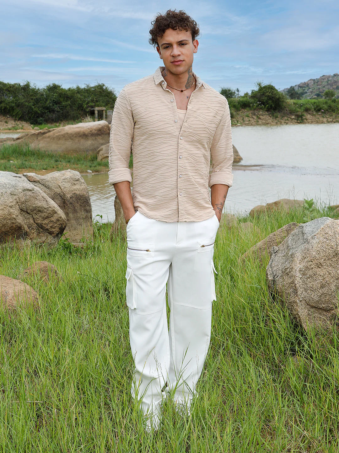 Self-Design Wave Shirt - Image 5