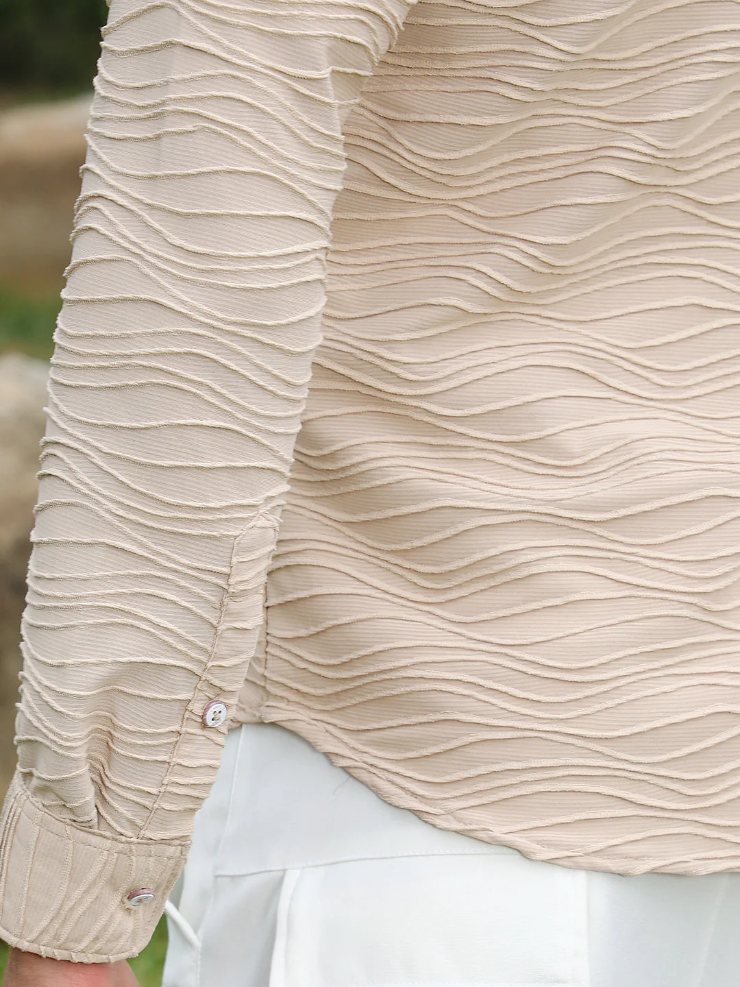 Self-Design Wave Shirt - Image 8