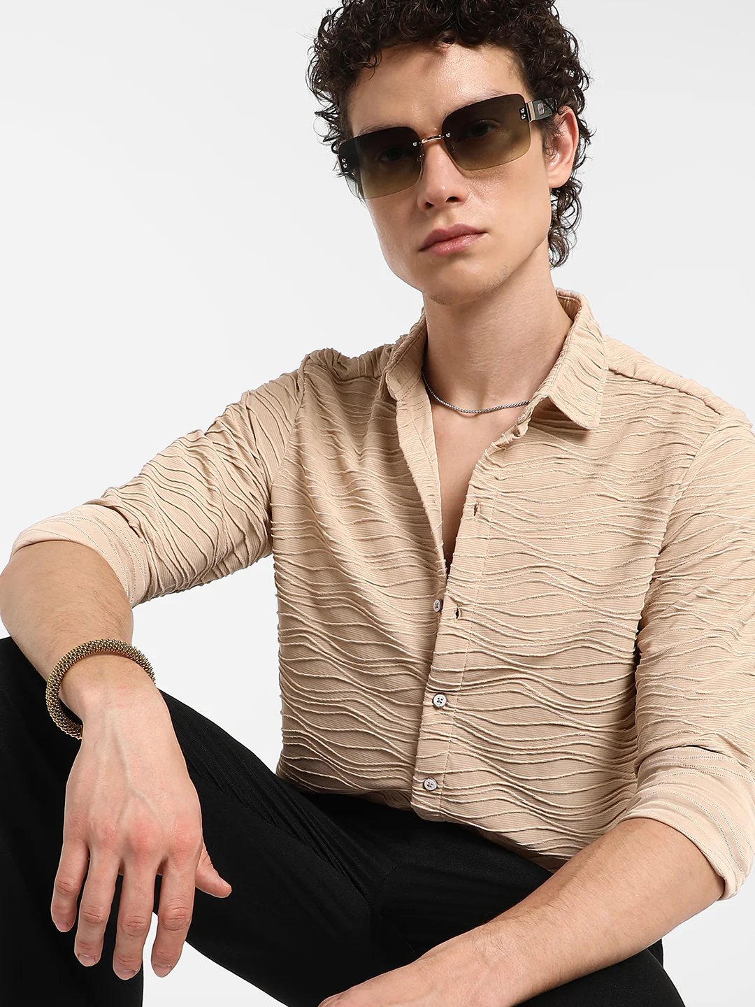 Self-Design Wave Shirt - Image 9