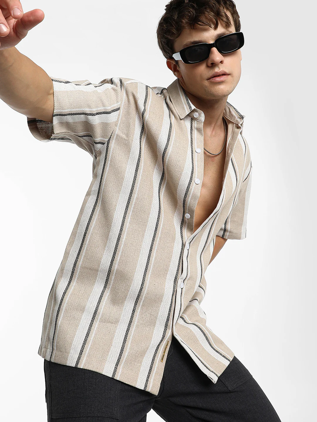 Shadow-Striped Shirt - Image 8
