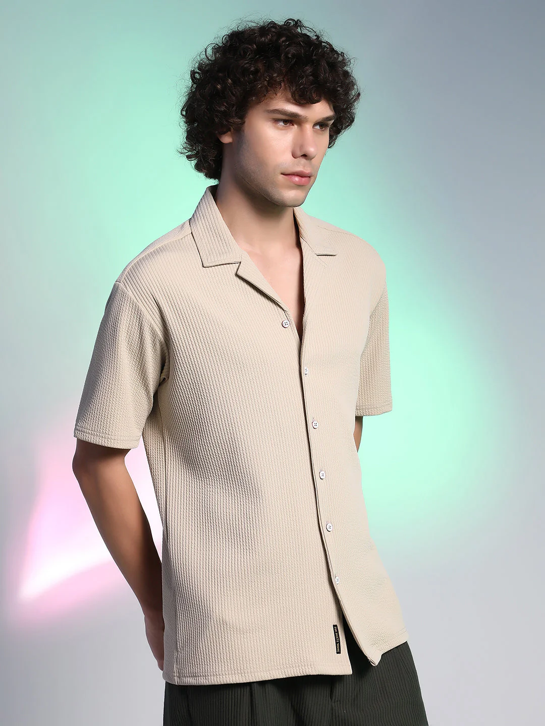 Rope-Ribbed Shirt - Image 3