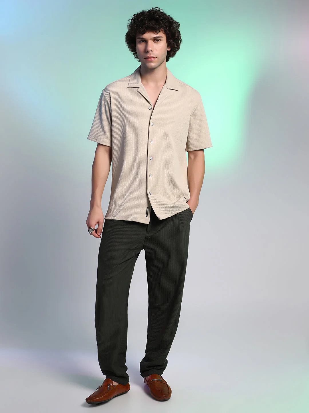 Rope-Ribbed Shirt - Image 5