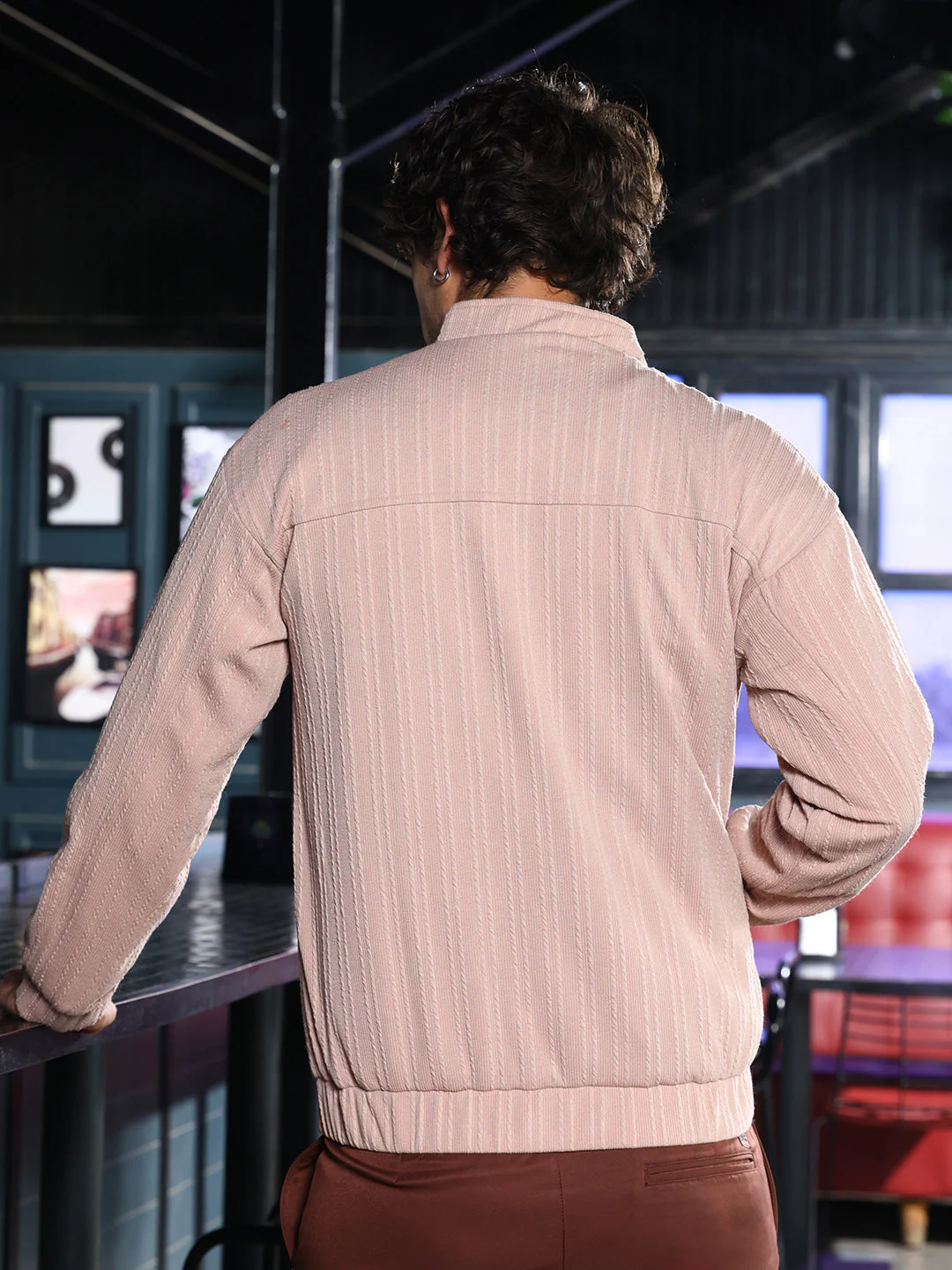 Rope-Tactile Bomber Jacket - Image 4